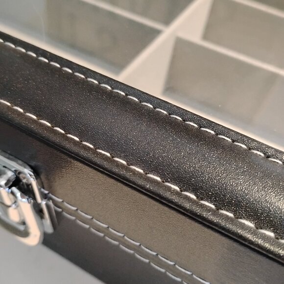 Vegan Leather Black Jewelry Organizer - Picture 6 of 6